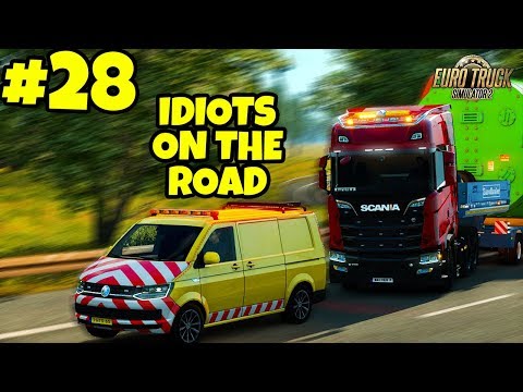 Euro Truck Simulator 2 Multiplayer: IDIOTS on the Road | Random & Funny Moments | #28