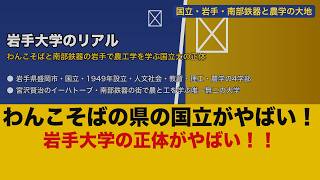 【衝撃】岩手大学のリアル！わんこそばと南部鉄器の岩手で農工学を学ぶ国立大の正体【ゆっくり解説】