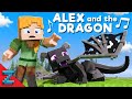 “Alex and the Dragon” [VERSION A] Minecraft Animation Music Video ("Fly Away" Song by TheFatRat)