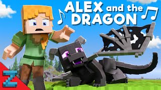 “Alex and the Dragon” [VERSION A] Minecraft Animation Music Video ("Fly Away" Song by TheFatRat)
