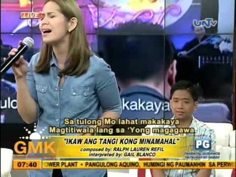 Gail Blanco sings "Ikaw Ang Tangi Kong Minamahal" on Good Morning Kuya