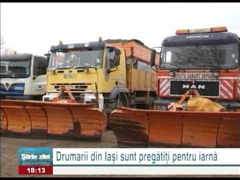 Drumarii din Iaşi sunt pregătiţi pentru iarnă