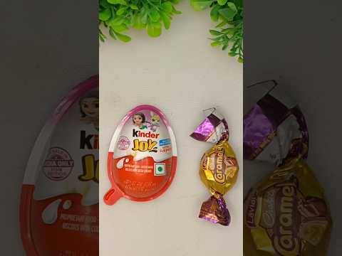 Kinder Joy box 🎁 With Lavian Caramel Chocolate 🍫#shorts #shortvideo #youtubeshorts #kinderjoy