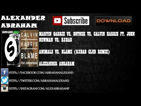 Martin Garrix Vs. Calvin Harris Vs. Botnek Vs. R3hab - Animals Vs. Blame (Alexander Abraham Mashup)