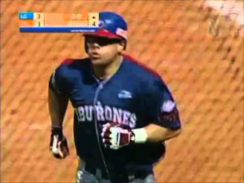 Jonrón de Raúl Padrón / Tiburones de la Guaira / LVBP 2015-2016