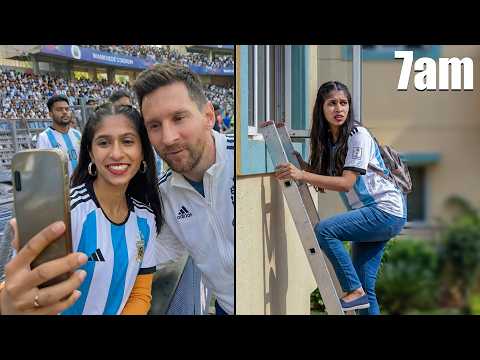 I Broke All Rules to Meet Messi ⚽ | Secret Trip Exposed!
