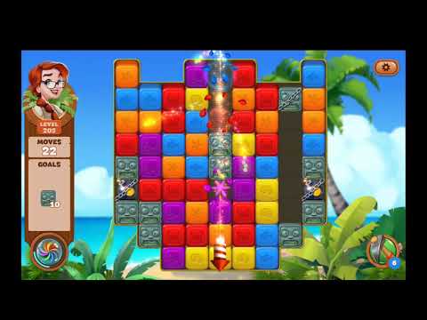 Lost Island Blast Adventure Level 205 NO BOOSTERS - A S GAMING