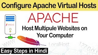 Host multiple websites on one server | Setup Apache Virtual Hosts on U