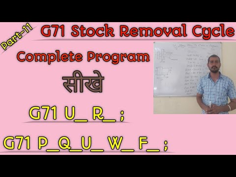 Canned cycle in cnc || Canned Cycle And How To Use G71 Stock Removal Canned Cycle For Cnc Lathe.