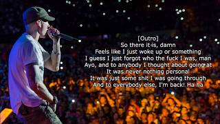 Eminem - Talkin&#39; 2 Myself (feat. Kobe) Lyrics