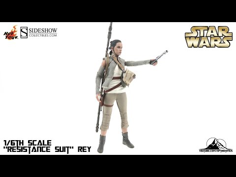 Hot Toys Star Wars Resistance Suit REY Video Review