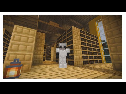 Building a Bookless Library in Minecraft?! TAILSOFGIRIM