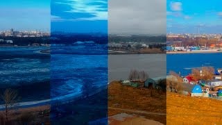 preview picture of video 'Петербург. Весна. Time lapse. Нева освобождается ото льда за 30 сек.'