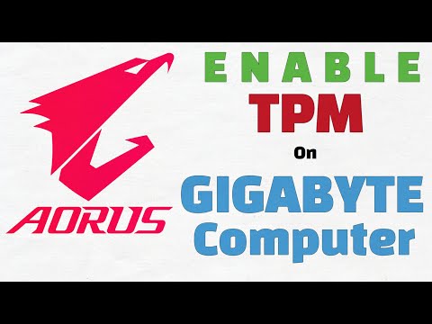 Enable TPM on GigaByte Aorus Computer (EASY Guide) / (Windows 11 Fix)