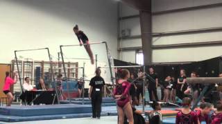 USAG Level 4 Gymnastics Bar Routine |Brooke Lim 9.600, 1st Place| Starlight Invitational 10-17-15