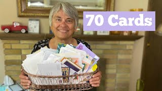 70 Cards for my 70th Birthday in 70 Minutes!