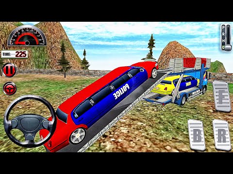 Police Car Limousine Offroad Transport Truck - Police Limo Car 3D - Best Android GamePlay