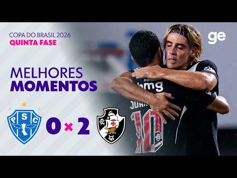 Gols e lances de Paysandu x Vasco da Gama