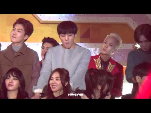 141221 가요대전 위너 강승윤 Reaction to 지디 & 태양 굿보이 / Winner Seungyoon Good Boy