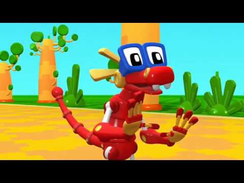 Animal Mechanicals 322 - Mechana Rhino Ring Toss Island | Full Episode HD | Videos For Kids