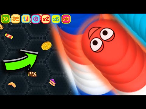 Wormate.io - I UNLOCKED AN INVISIBLE SNAKE SKIN LOL! (Wormate.io)