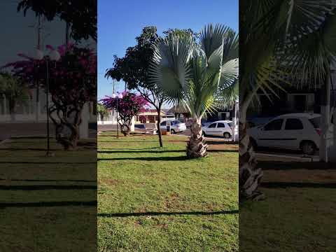 Praça Central🌞☕🌹Luiziânia interior de São Paulo.