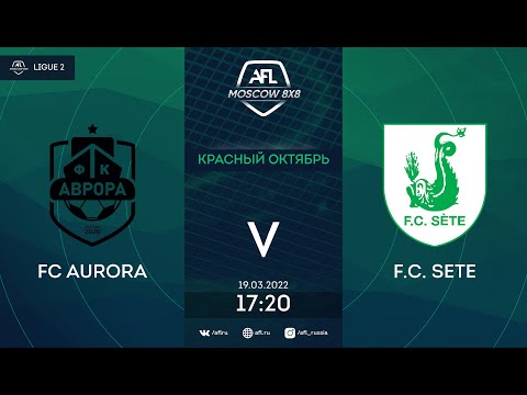 AFL22. France. Ligue 2. Day 2. FC Aurora - F.S. Sete