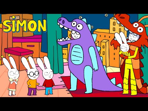 Capa de O mega dinossauro! | Simon | Episódios Completos Português 30min | Temp. 3 | Desenhos animados