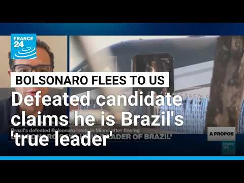Flavio Bolsonaro claims he is Brazil's true leader after fleeing to US