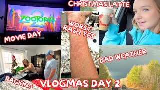 SICK DURING VLOGMAS (Worst Rash Yet!) | OUR ROAD TRIP TO RICHMOND | Vlogmas Day 2  | Family 5 Vlogs
