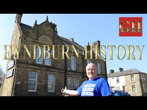HYNDBURN HISTORY CHURCH ACCRINGTON LANCASHIRE JUDGES HOTEL POLICE STATION AND MEMORIAL DEARDEN CLOCK