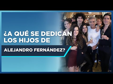 ¿A qué se dedican los HIJOS de ALEJANDRO FERNÁNDEZ? [ los PRIVILEGIOS que tienen ]  - Artistas Plus