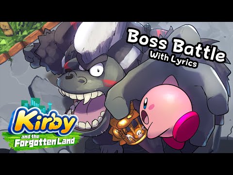VS. Dangerous Beast (Boss Battle) WITH LYRICS - Kirby and the Forgotten Land Cover