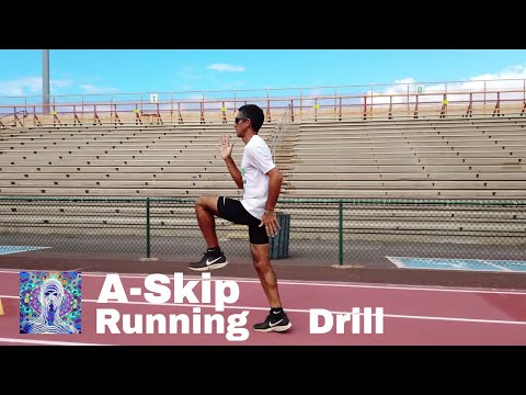 A Skip Running Drill
