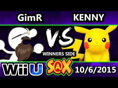 S@X 118 - VGBC | GimR (G&W) Vs. Kenny (Pikachu) SSB4 Tournament - Smash Wii U - Smash 4