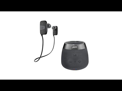 Jam Bluetooth Portable Speaker Wireless Earbud Bundle