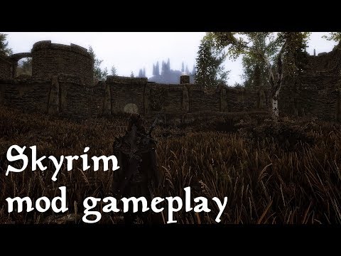 Skyrim Special Edition 2018 extreme modded 350 mods 4K Gameplay