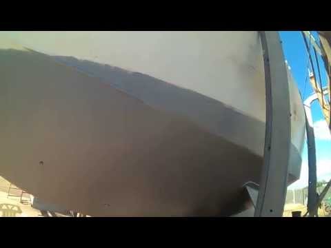 restoring the bottom of my steel bilge keel Sail boat Morning Mist part 3
