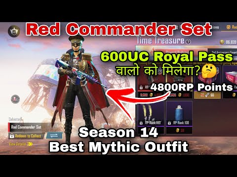 How To Get Red Commander Set Season 14 Mythic Outfit