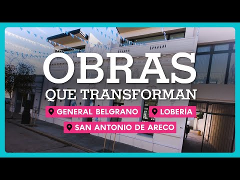 🏗️ Obras que Transforman la realidad educativa en Lobería, General Belgrano y Areco 🏫