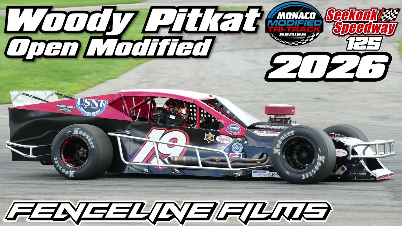 Woody Pitkat Monaco Tri-Track Modified at Seekonk Speedway