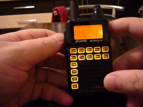 инструкция по настройке PUXING px-2r на 8 канал PMR и закрытие субтоном