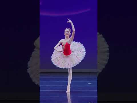 🩰Rebeca Maria Zamfir (11) doing Italian Fouettes in YAGP Tampa Finals 2023 🌟💃🎶