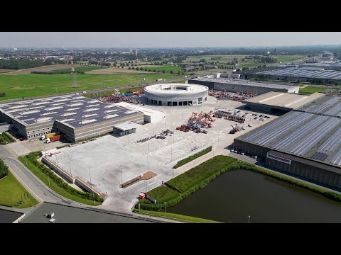 Axioma verlicht duurzaam nieuwbouwproject TVH Equipment in Waregem