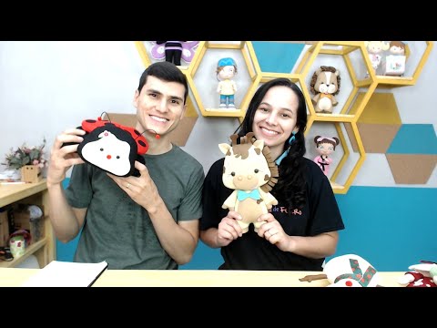 Linhas e Pontos Para Artesanato em Feltro