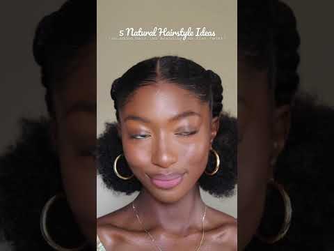 5 Easy Natural Hairstyles to Try (no added hair, no braiding, no flat twists)