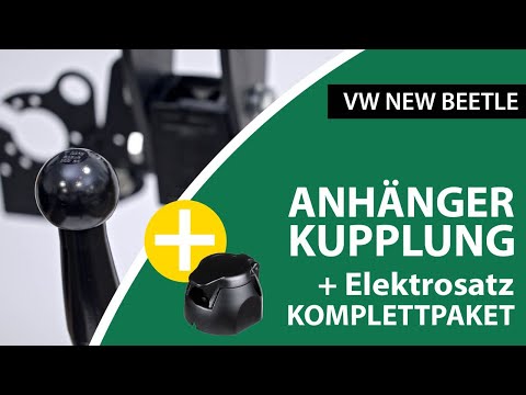 Anhängerkupplung abnehmbar VW NEW BEETLE  | GDW Komplettsatz + Montage von Rameder