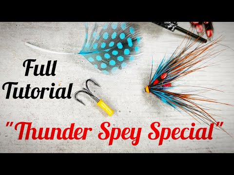 "Thunder Spey Special" Full Tutorial (SBS) Salmon tube fly, Seatrout tube fly!