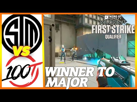 WINNER TO MAJOR! TSM vs 100T HIGHLIGHTS - First Strike NA Closed Qualifier VALORANT