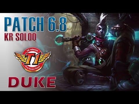 SKT T1 Duke - Ekko Top Lane - KR SoloQ